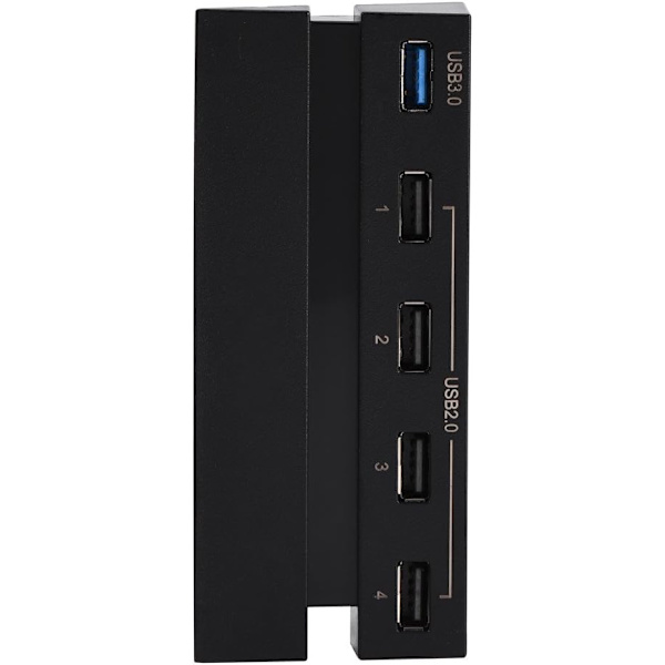USB Hub för PS4 USB Hub för PS4-konsol Abs Black High Speed ​​5 Ports USB Hub 2.0 3.0 Expansion Hub Controller Adapter för Ps4-spelkonsol