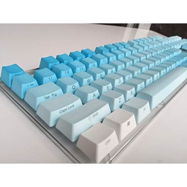 Side Print 104 Key ANSI Layout Rainbow Thick PBT Keycap For Switches Mekaniskt speltangentbord (Färg: Röd)