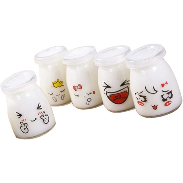 10 st Mousseburkar Yoghurtmakare Puddingkoppar Yoghurtmakareburkar Yoghurtburkar glas dessertburkar Glasyoghurtbehållare Parfaitkoppar Gelékopp