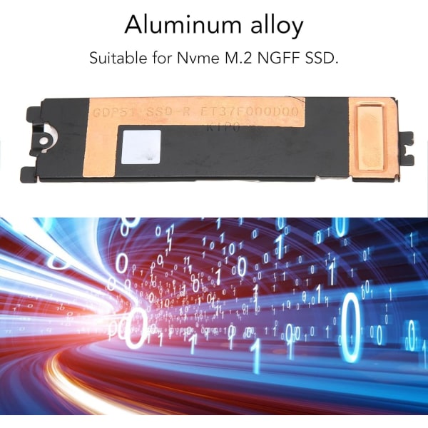Ssd cover Ssd cover aluminiumlegering Ssd cover aluminiumlegering Ssd kylning Hållbar Ssd kylfläns Caddy For Nvme M.2 Ngff