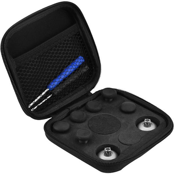 Ersättningsdel för Ps4 Ersättningsdel för Xbox One Metal Abs Black Mini Mobil Joystick Cap Magnetisk knappbytessats för Ps4
