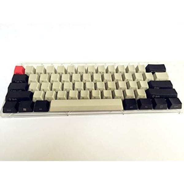 Svart Ljusgrå Mixed Dolch Thick PBT 104 87 61 Keycaps Profil Key Caps för mekaniskt tangentbord (axelkropp: print, färg: 87)