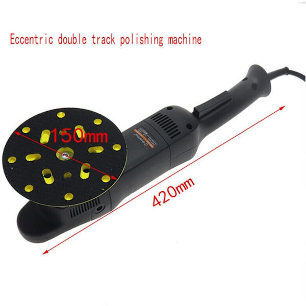Polermaskin 700W Bilpolerare 6Tum 21mm Random Orbital vaxningsmaskin DA Polermaskin Dual Action Sander För bildetalj