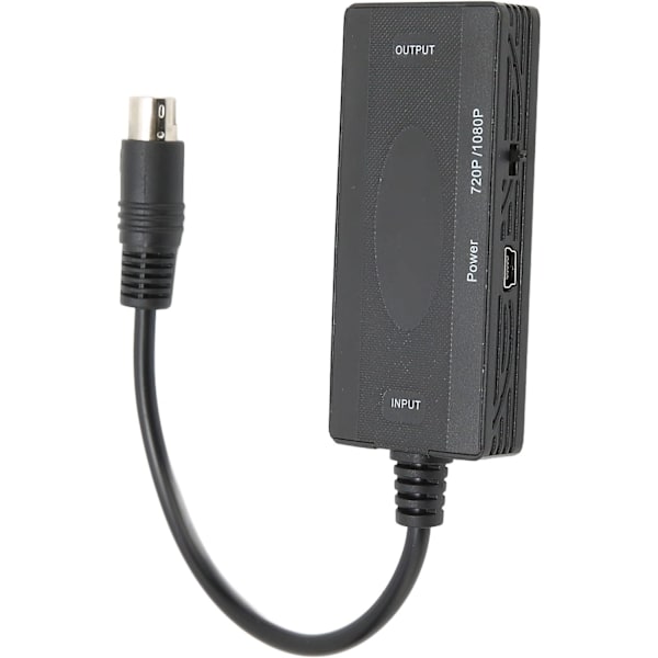 Sega Saturn Rca Converter Sega Saturn att kontakta Hdmi Tv Abs Black Game Console Converter Drive Free Lossless For Ss to HD Multimedia Interface