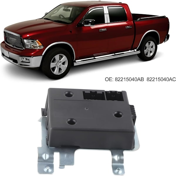 Trailer Brake Module Trailer Brake Controller Abs+Iron Trailer Brake Control Module 82215040Ab Slitstarkt utbyte för 1500 2500 3500 4500 5500