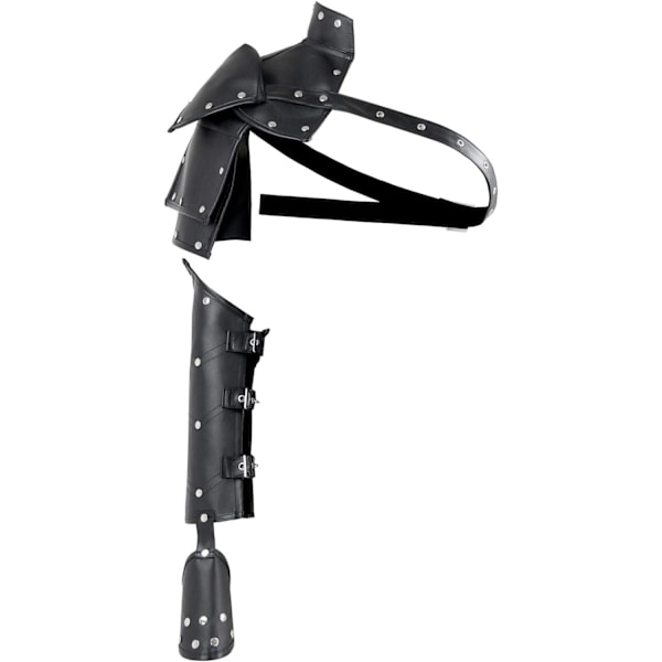 Gotiskt läder axelskydd axelrustning medeltida Viking axelrem armstulpe handskar cosplay tillgänglig