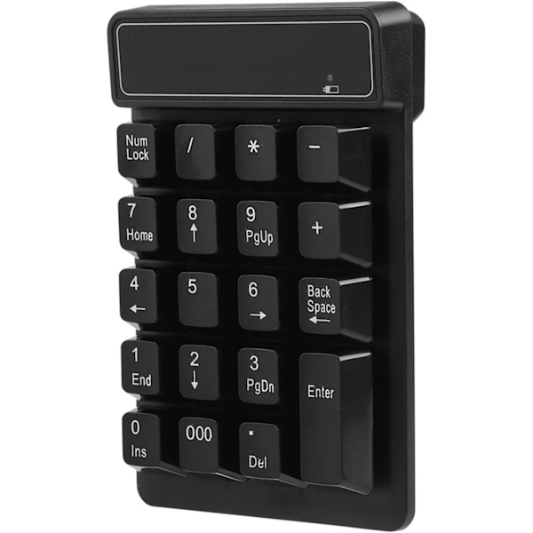 Trådlös numerisk tangentbord Trådlös USB numerisk tangentbord Digital 19 upphängningsknappar Bekväm skrivning Trådlös numerisk tangentbord för pekskrivning