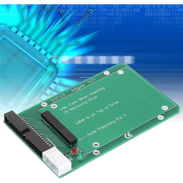 44 IDE till 40 stifts adapter PCB Adapter IDE till Pata Antibackinsert Design Widely Application Port Conversion Board för säkerhetskopiering av data