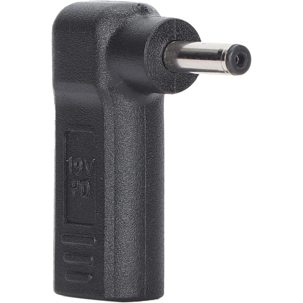Pd Adapter Abs Pd Adapter Typ C Adapter Usbc till rektangel DC 65W 90 graders vinklad Pd-emulator för bärbar surfplatta 4,0X1,35Mm