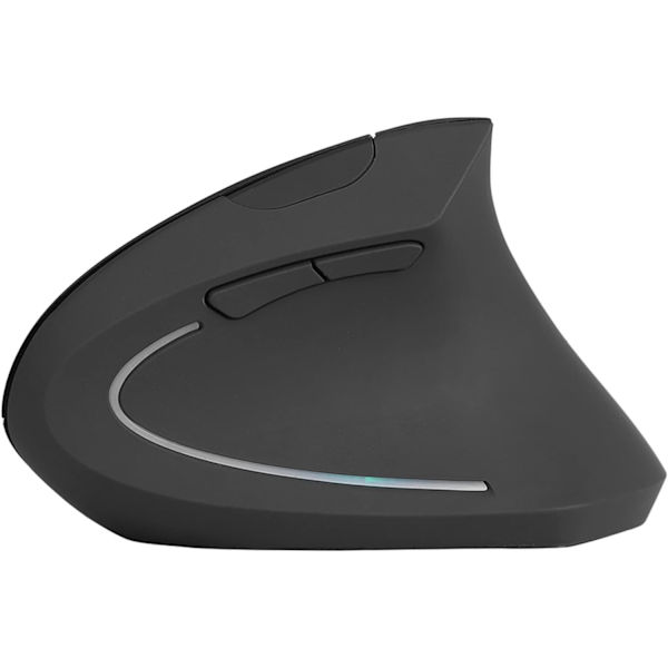 Joystick Mus Vertikal Mus Abs 2.4Ghzical 1600Dpi Wirelessomic Vertikal Gaming Mouse Non Delay För PC Laptop Svart (Svart)