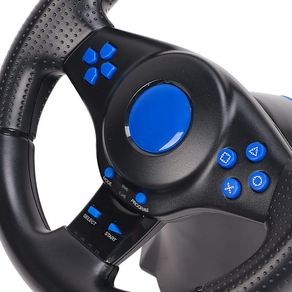 Xbox 360 Slim Console Racingspel Game Ratt Abs Game Ratt 180° Rotation 7 i 1 Vibration USB Racing Game Wheel Med Pedal För