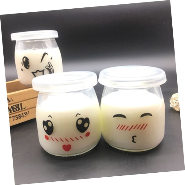 10 st Mousseburkar Yoghurtmakare Puddingkoppar Yoghurtmakareburkar Yoghurtburkar glas dessertburkar Glasyoghurtbehållare Parfaitkoppar Gelékopp