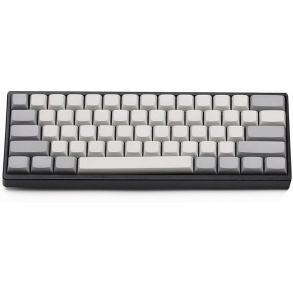 Tangentkapslar Blank PBT för switchar 61 87 108 112 142 Knappar för switchar Mekaniskt tangentbord (axelkropp: grå, färg: 61 knappar)