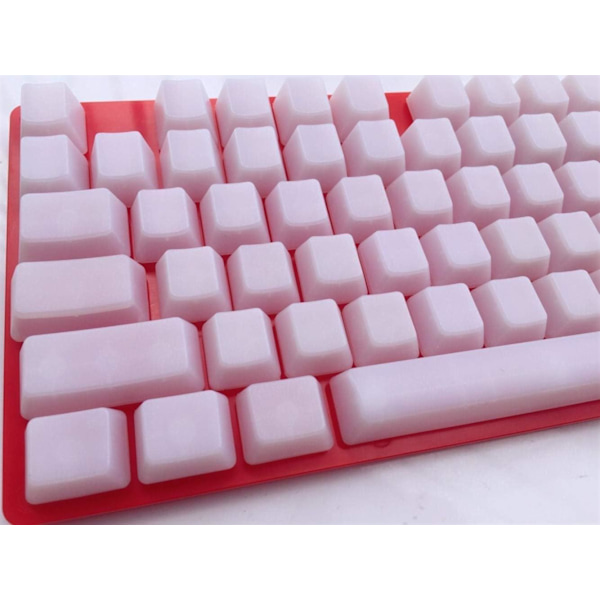 104 tangenter Translucidus Keycap Transparent ABS Tomma Keycaps Keycaps För switchar Mekaniskt speltangentbord (Färg: Blå)