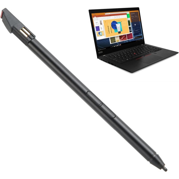 För Thinkpad L13 Yoga Stylus X390 Penna Aluminiumlegering Svart 4096 tryck anpassningsbara knappar Lämplig för ThinkPad X390 Yoga/X13 Yoga Gen 1 bärbar dator