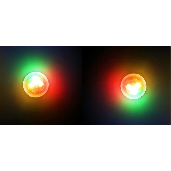Solnedgångslampa 2st/ set 3 LED-varningsljus för bildörröppning, trådlösa magnetiska designlampor för självmedialjus (emitterande färg: RGB)