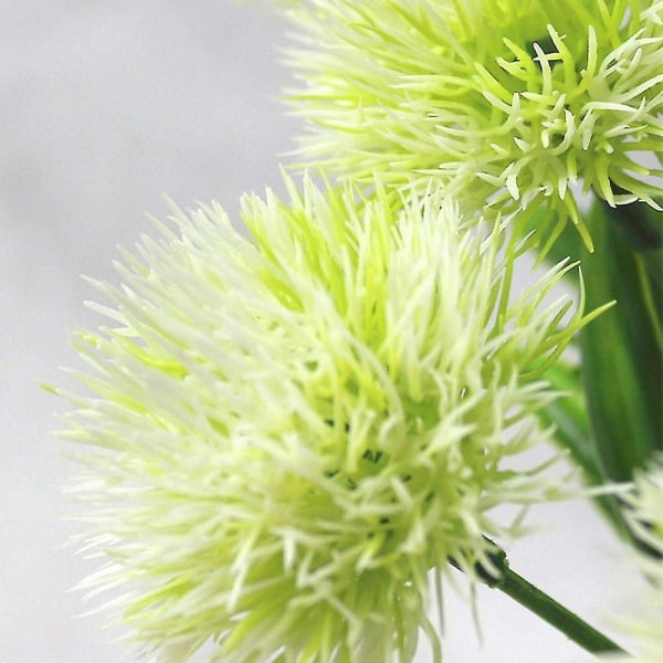 Konstgjord blomsimulering Maskros växt Blomma i vitt Blomarrangemang Grönt trädgårdsarbete -26 5cm Present