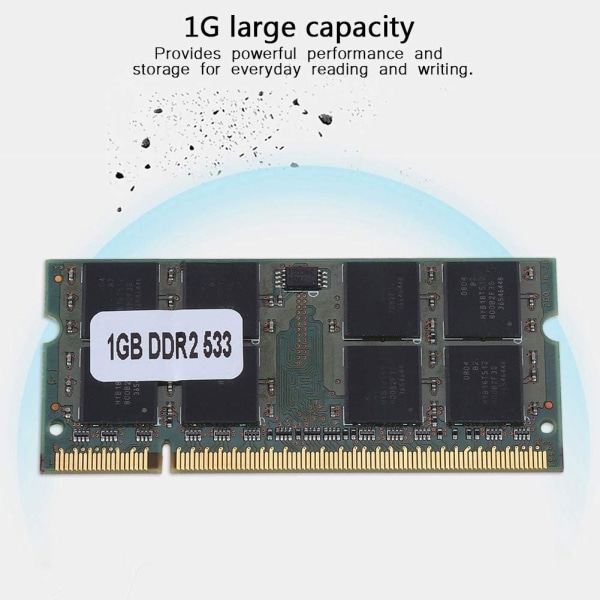 1Gb Ddr2 1Gb Ddr2 533Mhz 200Pin För Laptop Moderkort Dedikerat minne Helt kompatibelt 1Gb Ddr2-533 Cl4