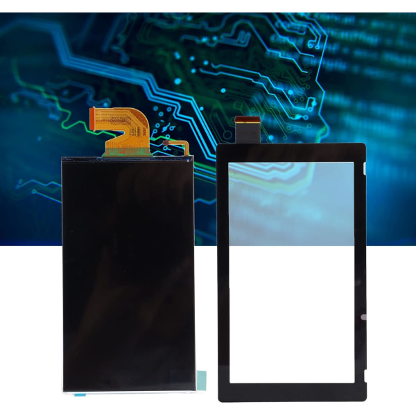 Byte av skärmbyte Ersättningsskärm för Switch Glass, ABS-ersättnings LCD-skärm för Switch Hac-001 Digitizer pekskärm