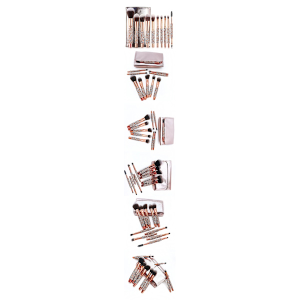 10 rhinestone sminkborstar