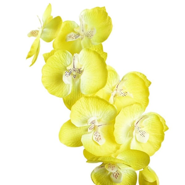 1 st konstgjord blomma fjäril orkidé Trädgård bröllopsfest Skrivbordsdekor