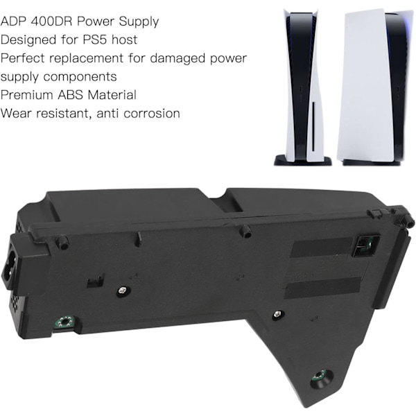 Ps5 Power Ps5 Power Byte av Abs Adp 400Dr Power Ersättning Spelkonsol Power med power för Ps5 100‑127V
