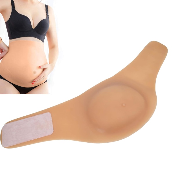 Silikon Gravid mage Graviditet Graviditetskläder Fejk Graviditet Mage Silikon och sidentråd Konstgjord gravid mage Utförande Fotografi Rekvisita (Hud