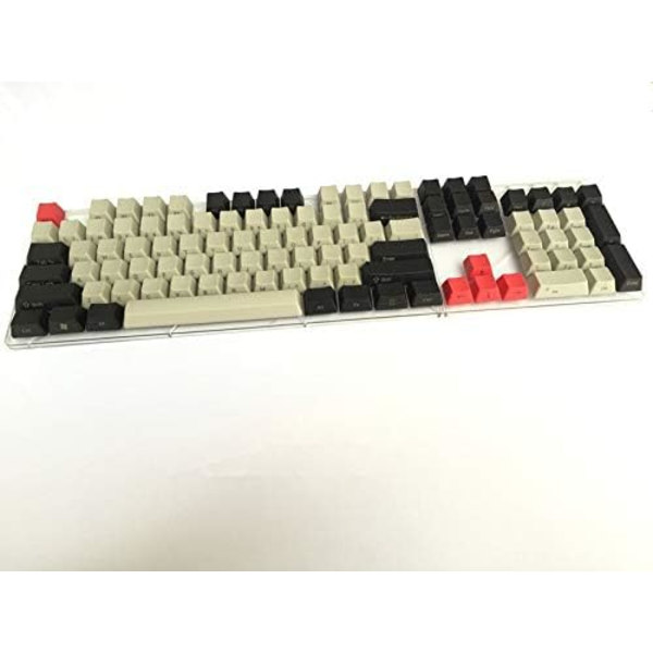 Svart Ljusgrå Mixed Dolch Thick PBT 104 87 61 Keycaps Profil Key Caps för mekaniskt tangentbord (axelkropp: print, färg: 87)