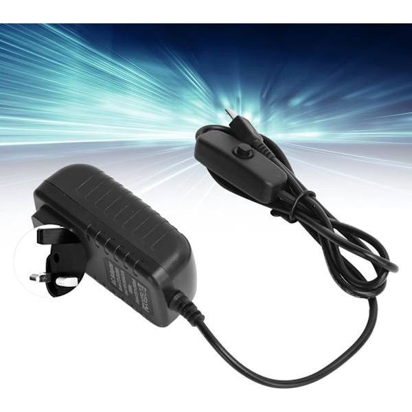 Raspberry Pi 3 Power Power För Raspberry Pi Plastskal Power för Raspberry Pi 5V 3A Med strömbrytarknapp för INTEGRERAD Micro