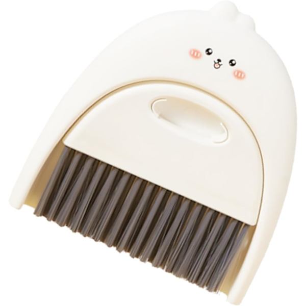 1 Set Mini Kvast Set Bilar Borste Desktop Kvast Kit Damm för bil Luftventil Litet rengöringsverktyg Liten borste och sopskyffel Multifunktionsvispa Kvastdamm