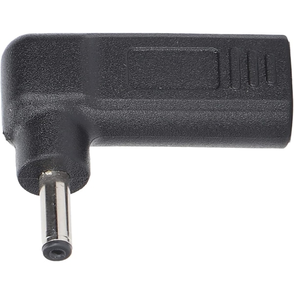 Pd Adapter Abs Pd Adapter Typ C Adapter Usbc till rektangel DC 65W 90 graders vinklad Pd-emulator för bärbar surfplatta 4,0X1,35Mm