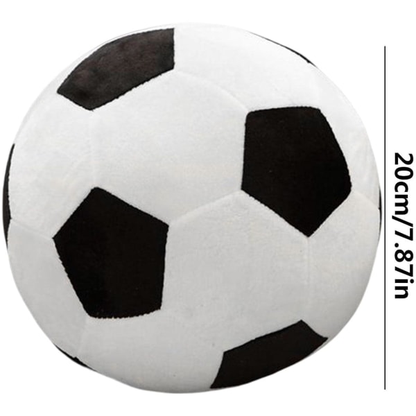 Plysch fotbollsleksak - fluffig fylld fotbollsleksak - multifunktionell plyschkuddeboll - fotbollsdekor | Mjuk plysch fotbollskudde - plysch