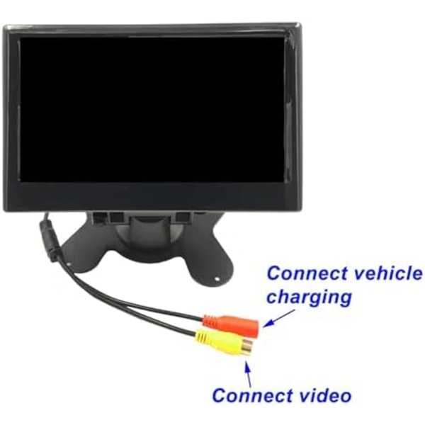 12V-24V 7-TFT-LCD-färg-HD-skärm för auto-CCTV-åkning, reservdelar för autoelektronik, tillgängliga delar