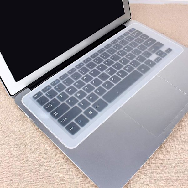 eller De Teclado Para Portatil Silicone Ultra Thin Clear Silicone Keyboard Cover Skinor För 12 13 14 Laptop Klavye Koruyucu Transparent