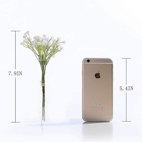 Konstgjorda falska blommor Bukett Gypsophila Bulk Blomma I Vit