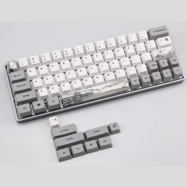 Dye Subbed Keycap 60% PBT Keycap Set Mechanische Toetsenbord Keycap GH60 RK61/ALT61/Annie/poker Keycap GK61 GK64 Dz60 (Färg: 73 nycklar)