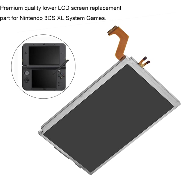 3Ds Xl-skärmbyte 3Ds Xl Byte av övre skärm Glasersättningsdelar Tillbehör Topp Övre LCD-skärm för 3Ds Xl-systemspel