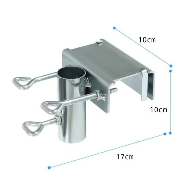 Paraplyställ, parasollställ, balkongräcke, balkongparaplyklämma, trädgård, terrassparasollfäste