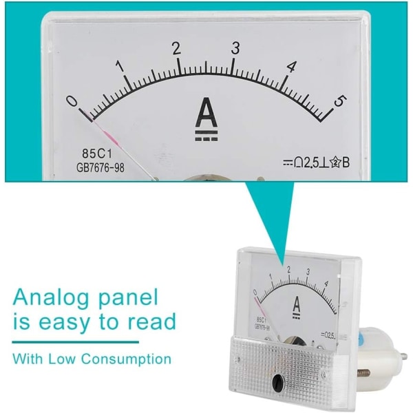 20 Volt Analog DC Voltmeter Spänningsmätare Plast DC 0 15V DC Analog 85C1 Ström Voltmeter Spänning 2,5 Noggrannhet Spänning Analog Voltmeter Panel (Flöde