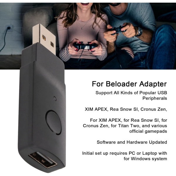 Beloader Beloader PS5 Abs For Beloader Adapter Tangentbord Mus Konverterguide för PS5 konsol för PS4 Kbm för PS4 Xim Controller