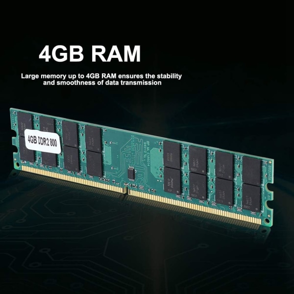 Ddr2 Pc 6400 4Gb Dual Channel Kit 2X4Gb 4Gb Stor kapacitet Ddr2 Minnesmodul Ram för Amd