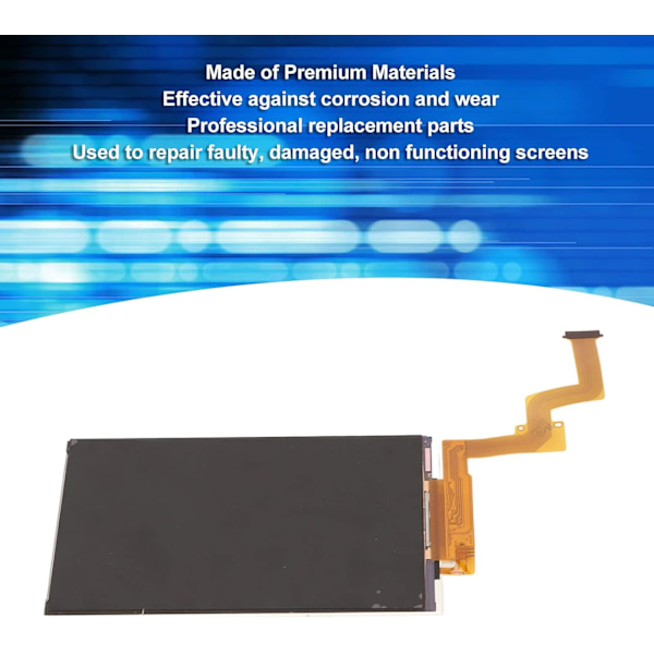 2Ds Xl Spelkonsol på övre skärm Övre LCD-skärm Lcd-spelkonsol Övre LCD-skärm Byte av reparationsdel Gamepad Topp LCD-skärm för nya 2Ds Xl Ll