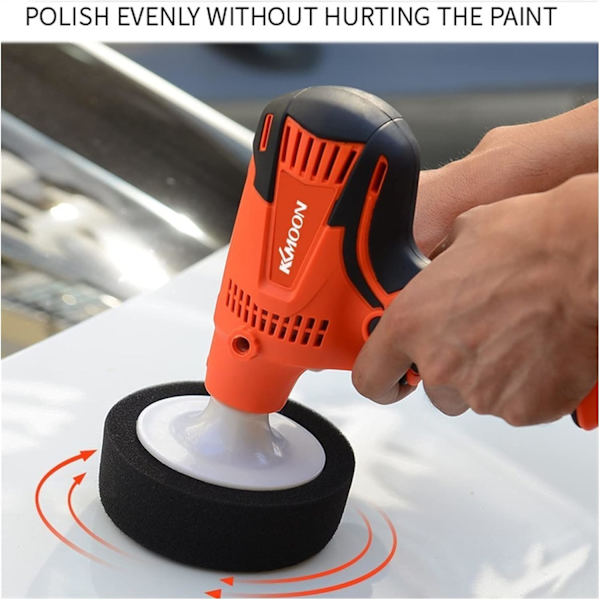 Polermaskin 800W Justerbar hastighet Elbil Polermaskin Polermaskin Vaxning för bilmöbler För bildetaljpolering