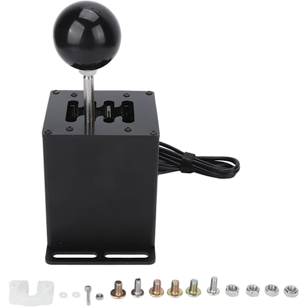 H Shifter Pc Sim Racing Shifter Black USB Simulator Shifter 7 RH Gear Shifter For Ats Ets Dust Wrc Sim Racing Game For For Logitech G29 G27 G25 G920