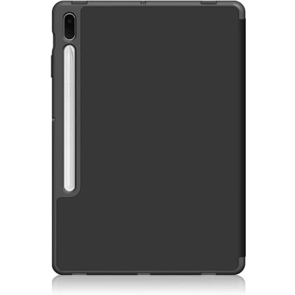 Samsung Galaxy Tab S8 Ultra 14,6 tums case - Ultratunt och lätt smart cover för Samsung Galaxy Tab S8 Ultra 14,6 tum 2022 (svart)