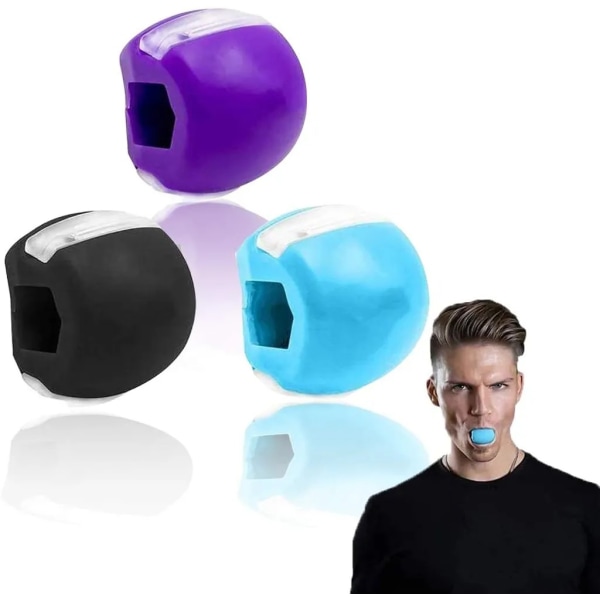 Käktränare, Jawline Exerciser, Jaw Exerciser Beautiful Jawline, 3 stycken