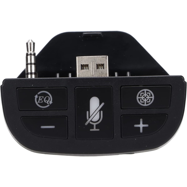 Xbox One Headset Adapter Gamepad Controller Sound Enhancer Abs Black Wireless Game Controller Headset Adapter Stereo Hörlurskonverterare för Xbox