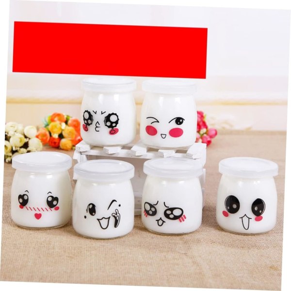 10 st Mousseburkar Yoghurtmakare Puddingkoppar Yoghurtmakareburkar Yoghurtburkar glas dessertburkar Glasyoghurtbehållare Parfaitkoppar Gelékopp