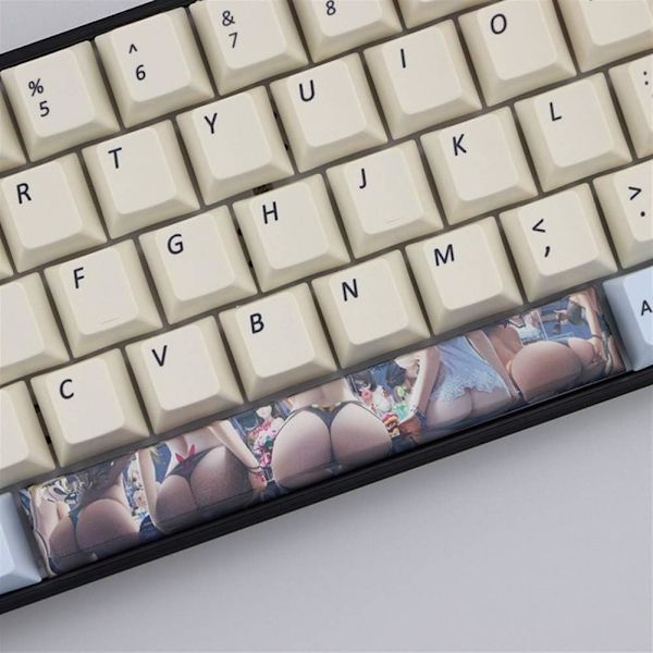 PBT Five Sides Dye-subbed Space Bar 6.25U Profil Keycap för mekaniskt tangentbord (Färg: KIT 9)