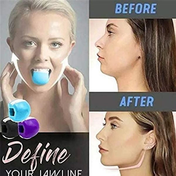 Käktränare, Jawline Exerciser, Jaw Exerciser Beautiful Jawline, 3 stycken